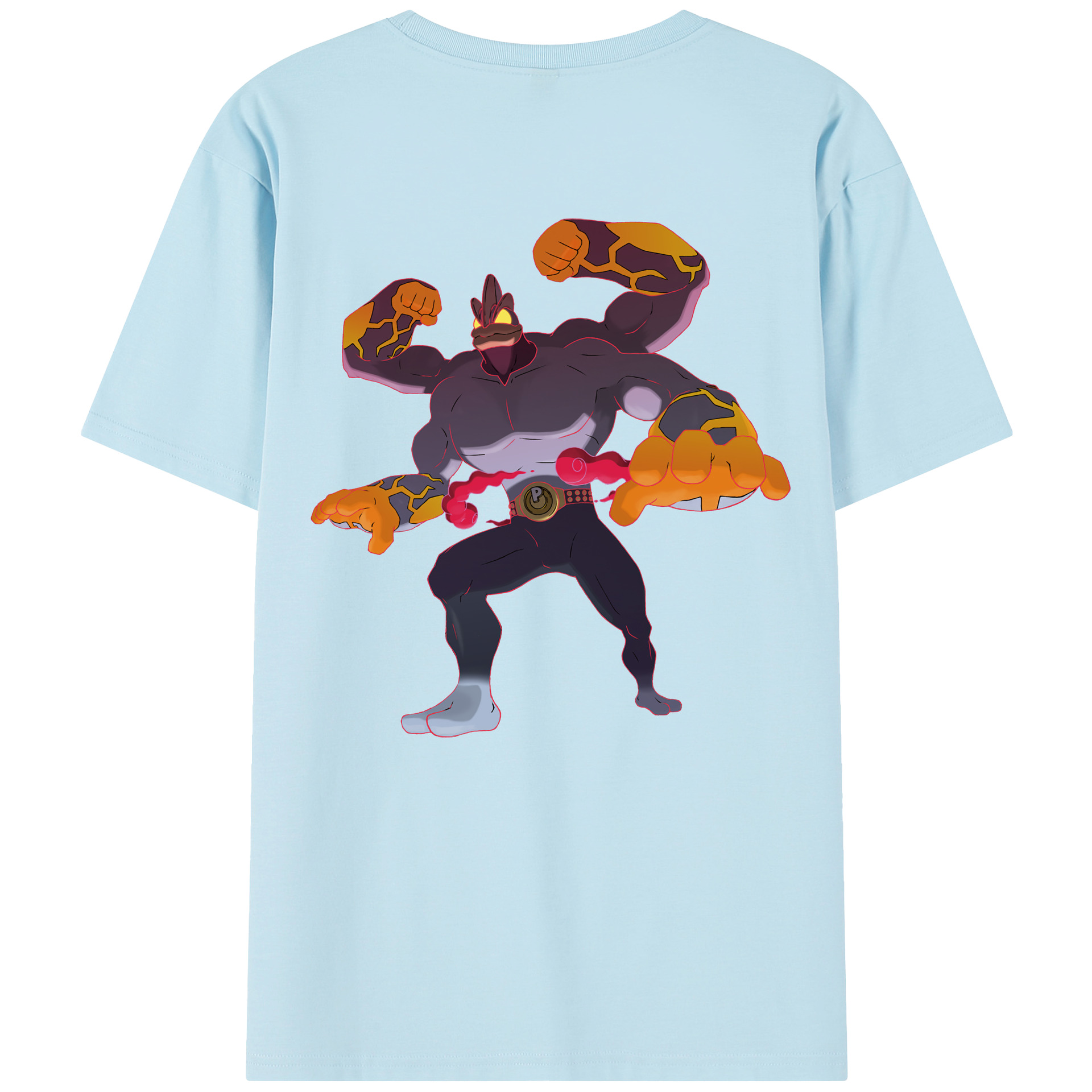 （画像用） ポケットモンスター Pokémon 綿100％半袖Tシャツ（背面プリント）